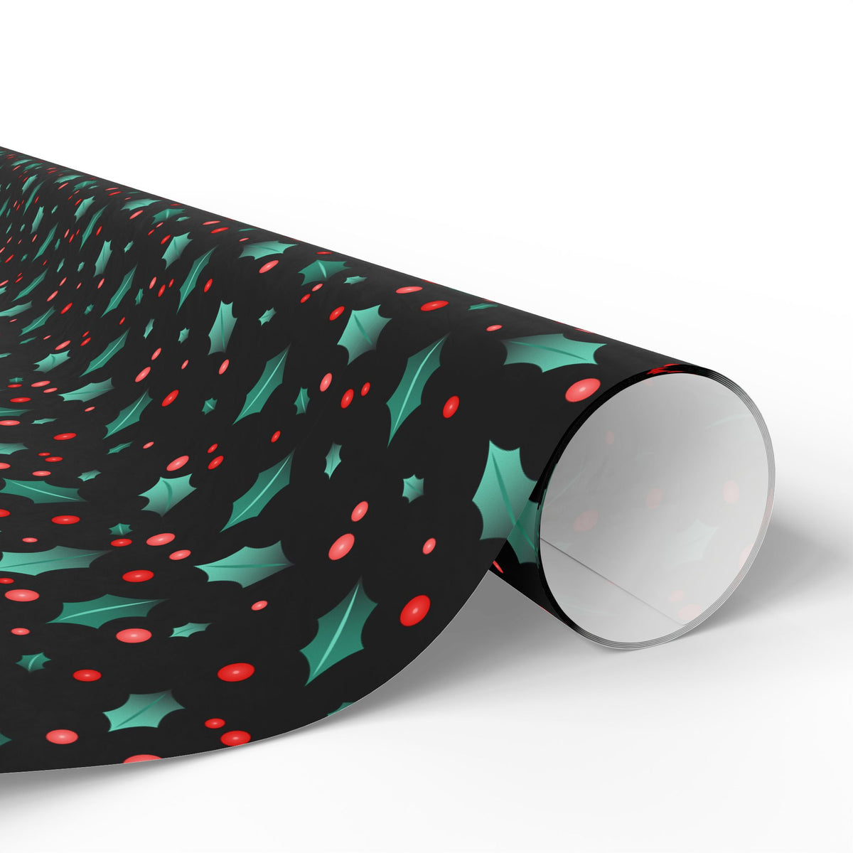 Christmas Boughs of Holly Wrapping Paper | Holiday Gift Wrapping Paper