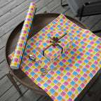 Thank You Colorful Post It Notes  Wrapping Paper Design | Holiday Gift Wrapping Paper Roll