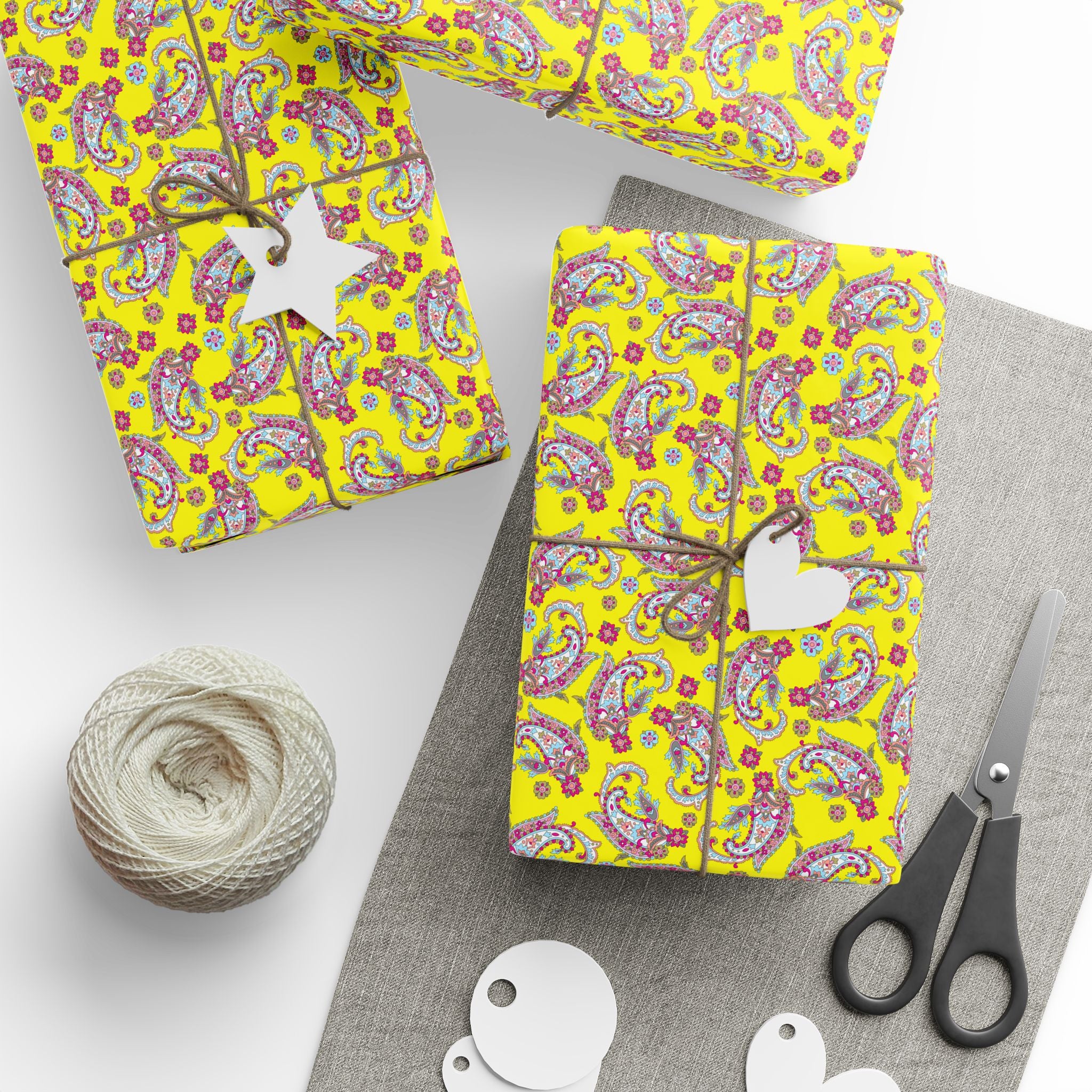 Paisley Design 007 Wrapping Paper - Holiday Gift Wrapping Paper Roll