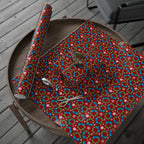 Christmas Snowy Wreaths Wrapping Paper | Holiday Gift Wrapping Paper Roll