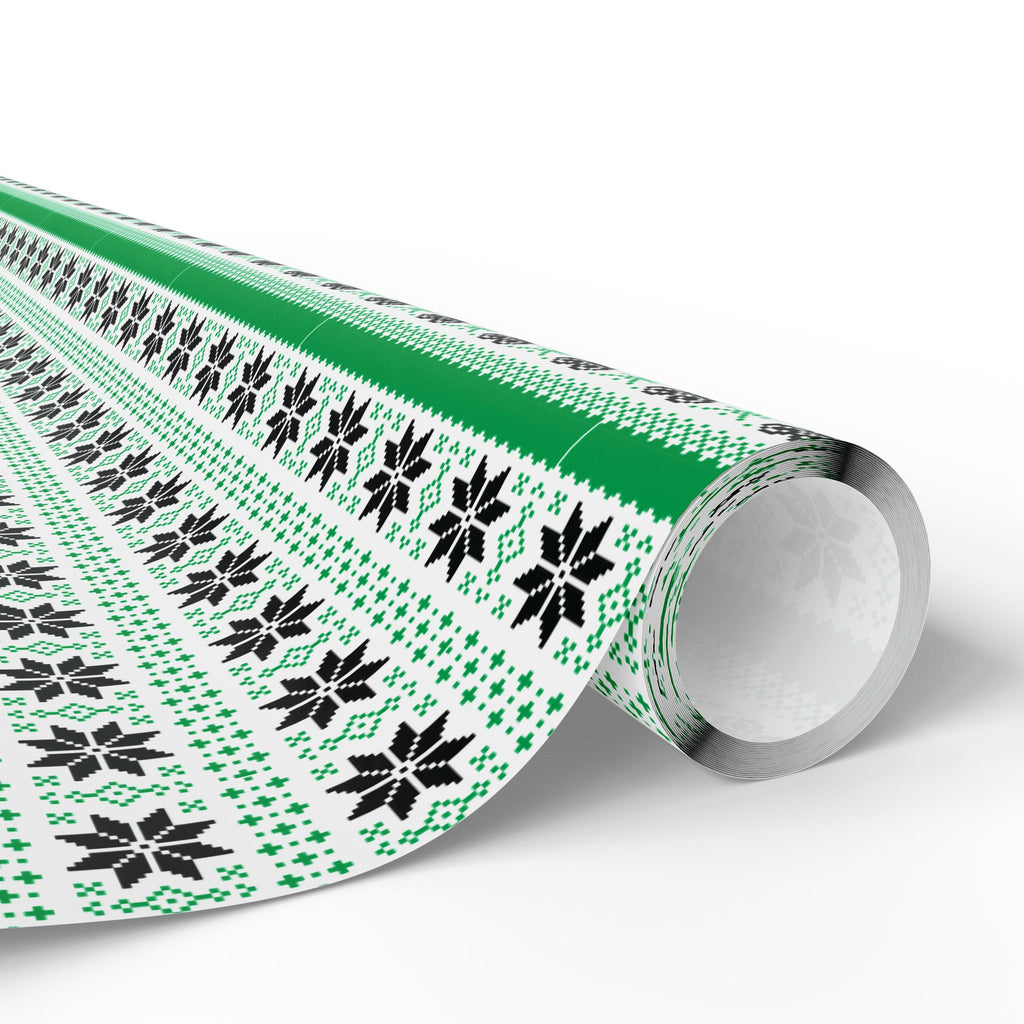 Christmas Ugly Penguins Wrapping Paper | Holiday Gift Wrapping Paper Roll