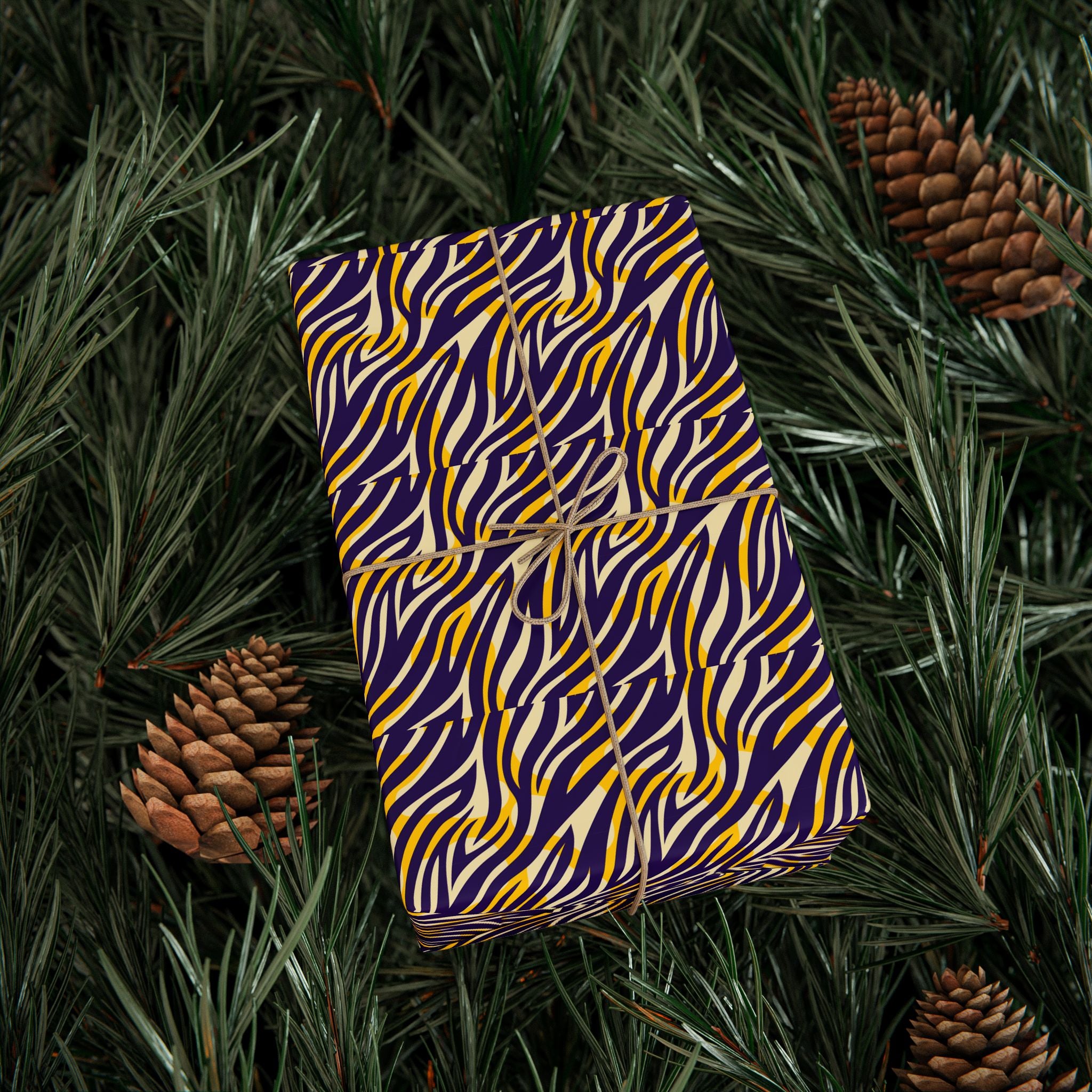 Animal Print Design 009 Tiger Skin Wrapping Paper - Holiday Gift Wrapping Paper Roll