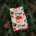 Christmas Watercolor Spruces Wrapping Paper | Holiday Gift Wrapping Paper Roll
