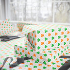 St Patrick's Day Irish Checkerboard Wrapping Paper | Holiday Gift Wrapping Paper Roll
