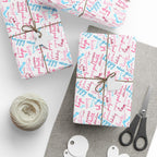 New Year's Wishes Wrapping Paper - Holiday Gift Wrapping Paper Roll