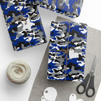 Air Force Falcons Inspired Camoflauge Wrapping Paper - Holiday Gift Wrapping Paper Roll