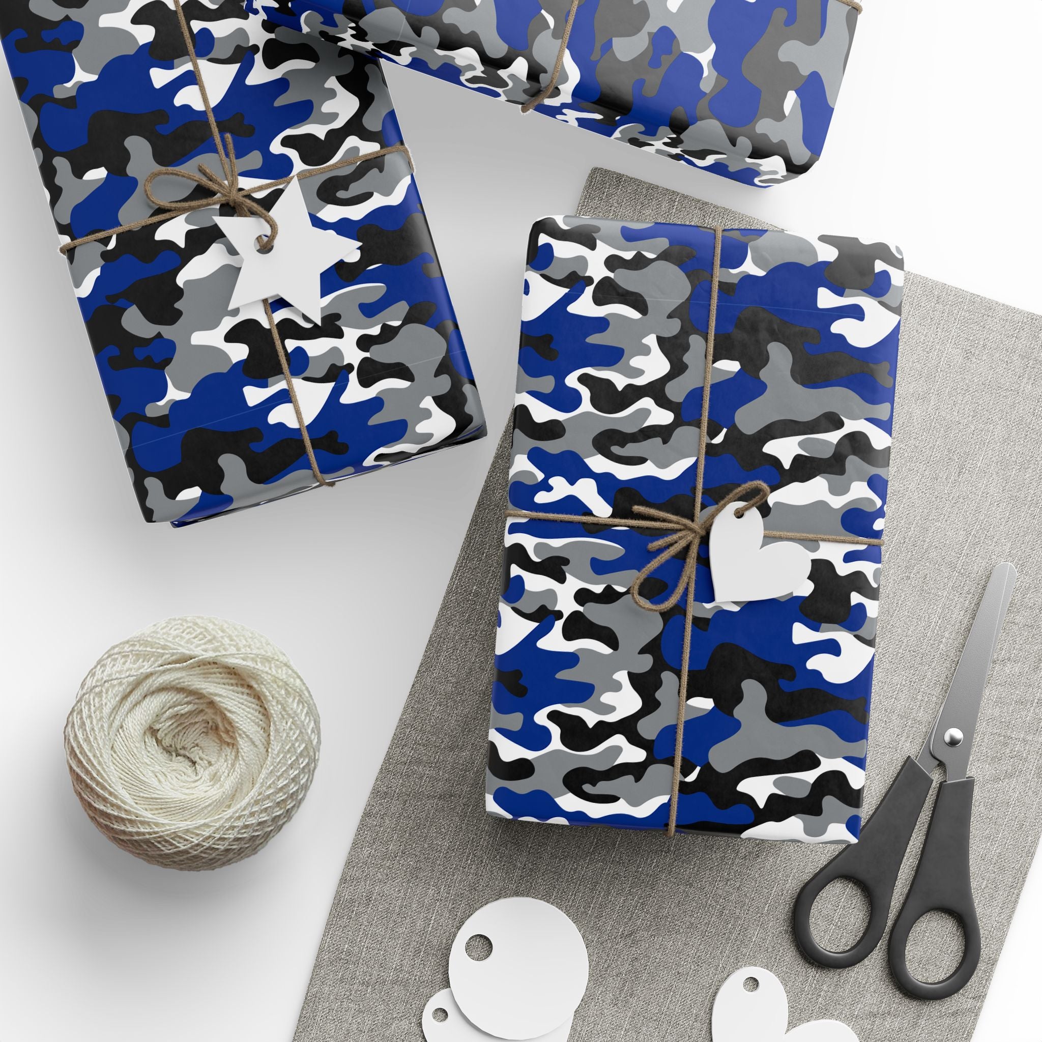 Air Force Falcons Inspired Camoflauge Wrapping Paper - Holiday Gift Wrapping Paper Roll