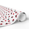 Valentine's Day Connected Hearts Wrapping Paper | Holiday Gift Wrapping Paper Roll