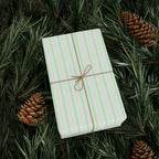 Stripe Design 007 Wrapping Paper - Holiday Gift Wrapping Paper Roll
