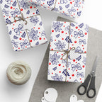Christmas Bows and Berries Wrapping Paper | Holiday Gift Wrapping Paper