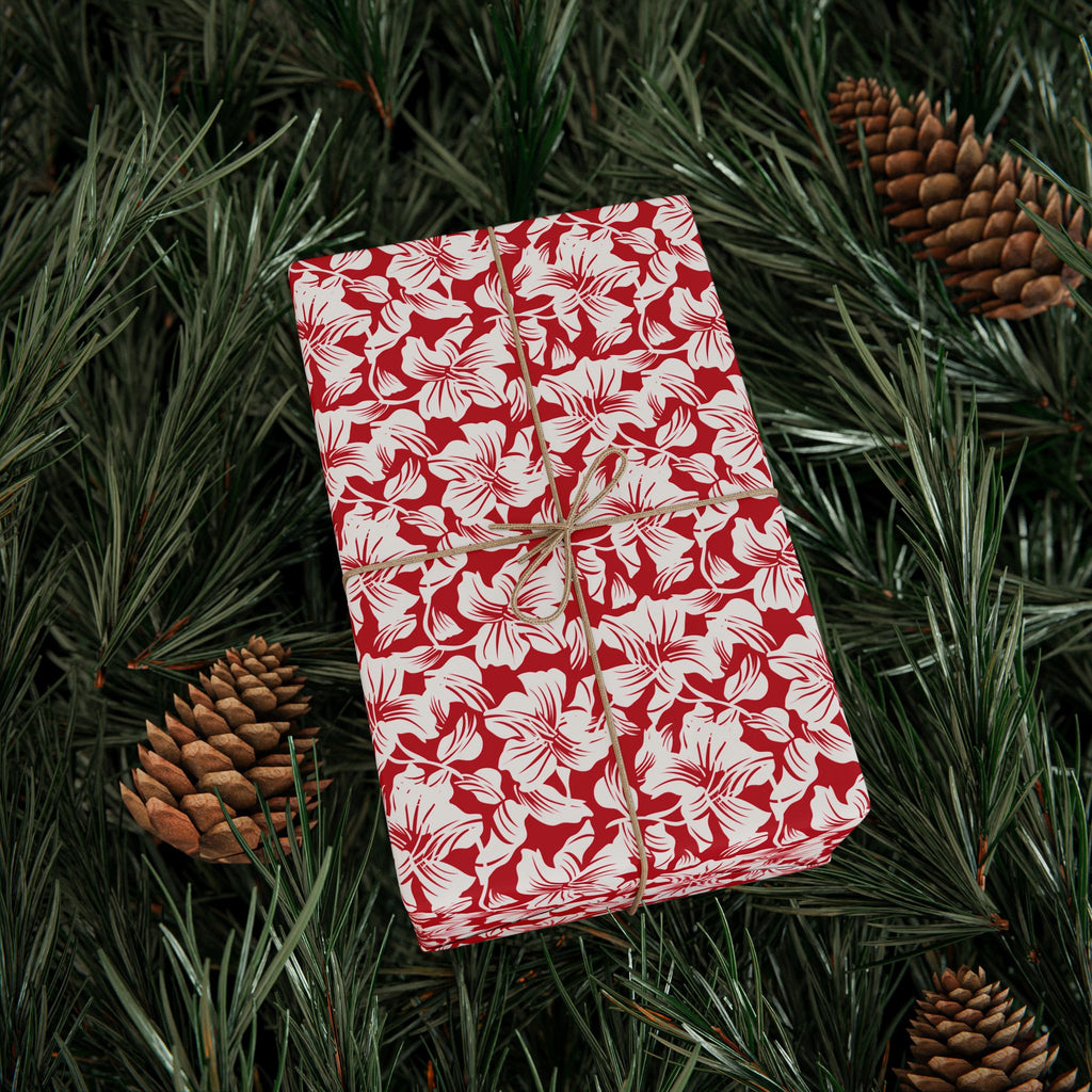 Floral Design 007 Wrapping Paper - Holiday Gift Wrapping Paper Roll
