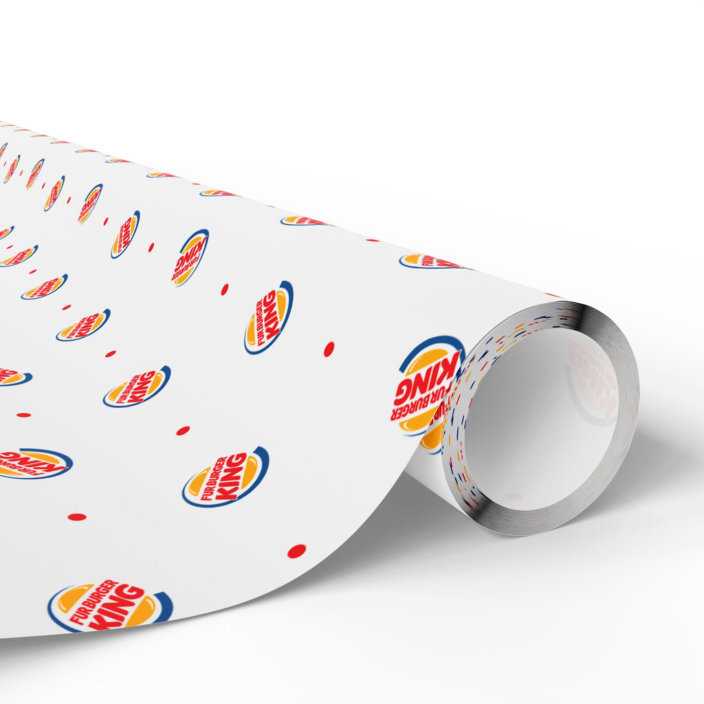 NSFW Fur Burger King Wrapping Paper - Holiday Gift Wrapping Paper Roll