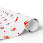 NSFW Fur Burger King Wrapping Paper - Holiday Gift Wrapping Paper Roll