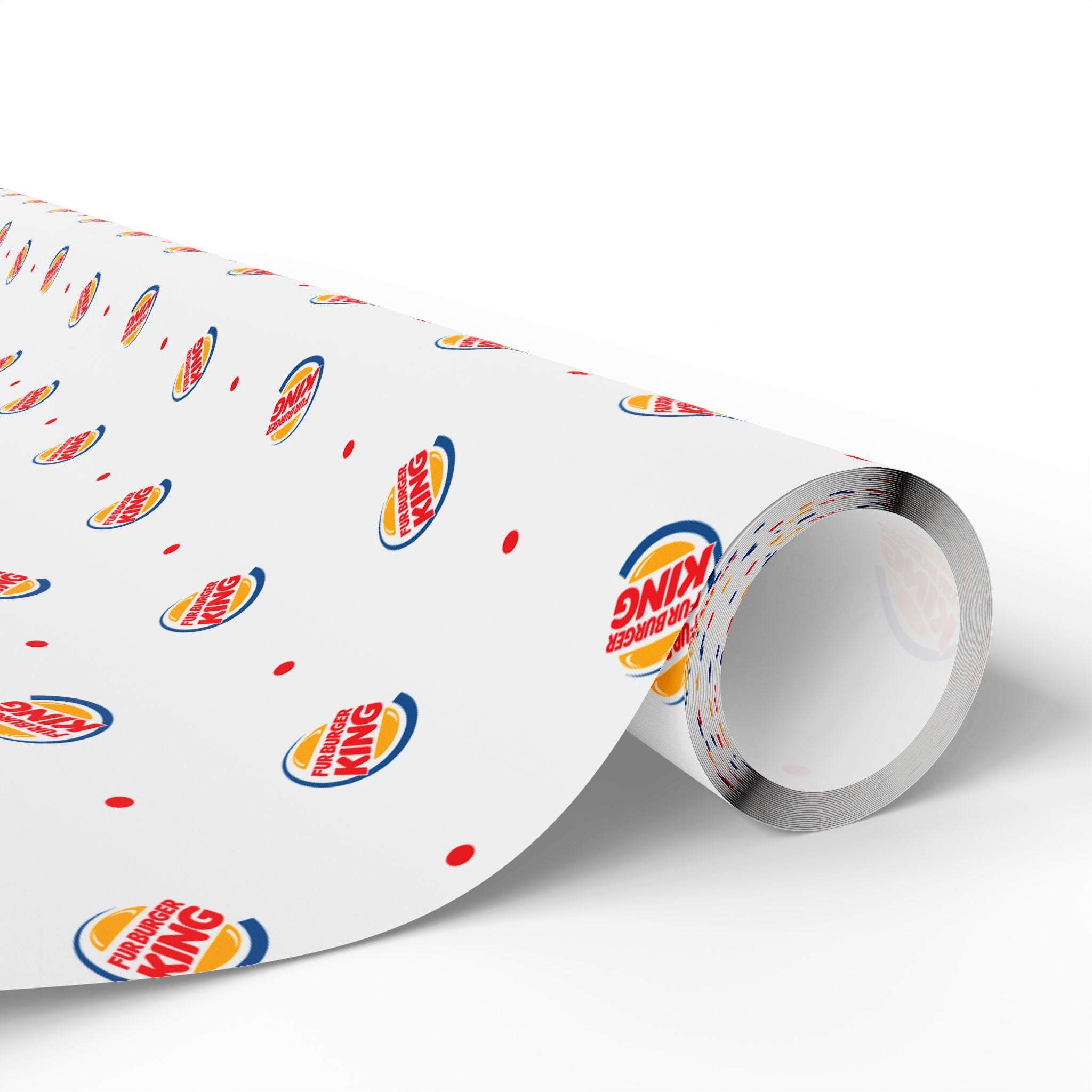 NSFW Fur Burger King Wrapping Paper - Holiday Gift Wrapping Paper Roll