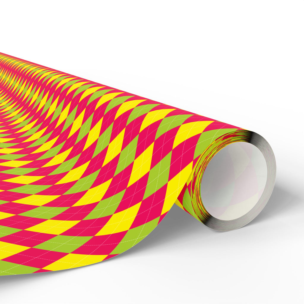 Argyle Design 026 Wrapping Paper - Holiday Gift Wrapping Paper Roll