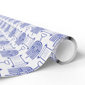 Hanukkah Sefer Torah Wrapping Paper | Holiday Gift Wrapping Paper Roll