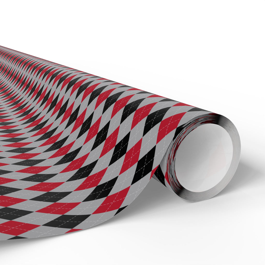 Argyle Design 021 Wrapping Paper - Holiday Gift Wrapping Paper Roll