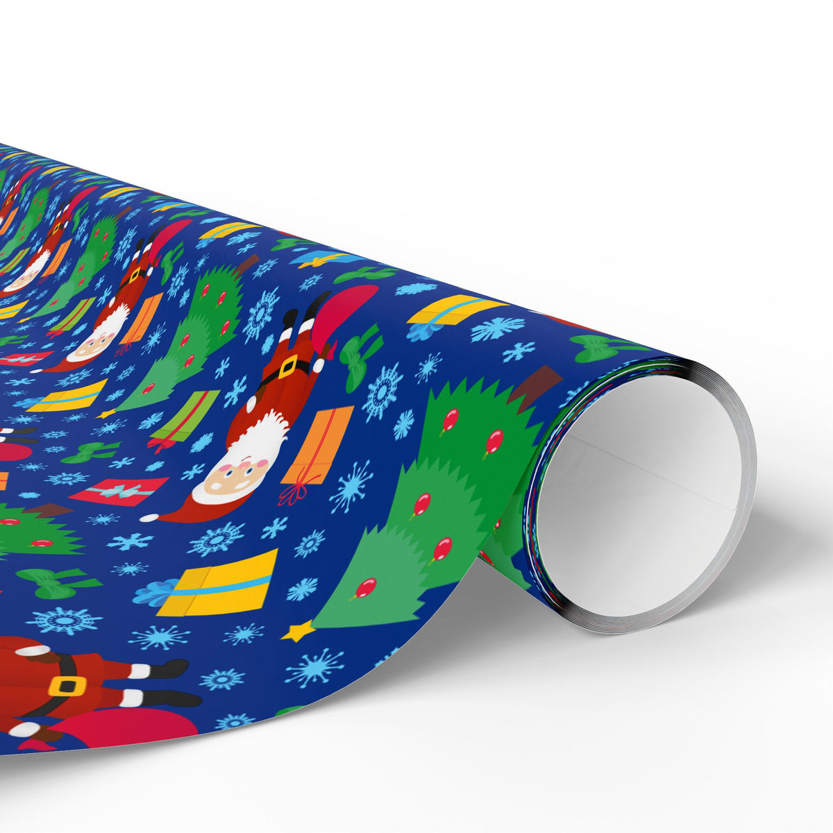 Christmas Blue Christmas Wrapping Paper | Holiday Gift Wrapping Paper
