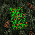 Halloween Neon Bats Wrapping Paper | Holiday Gift Wrapping Paper