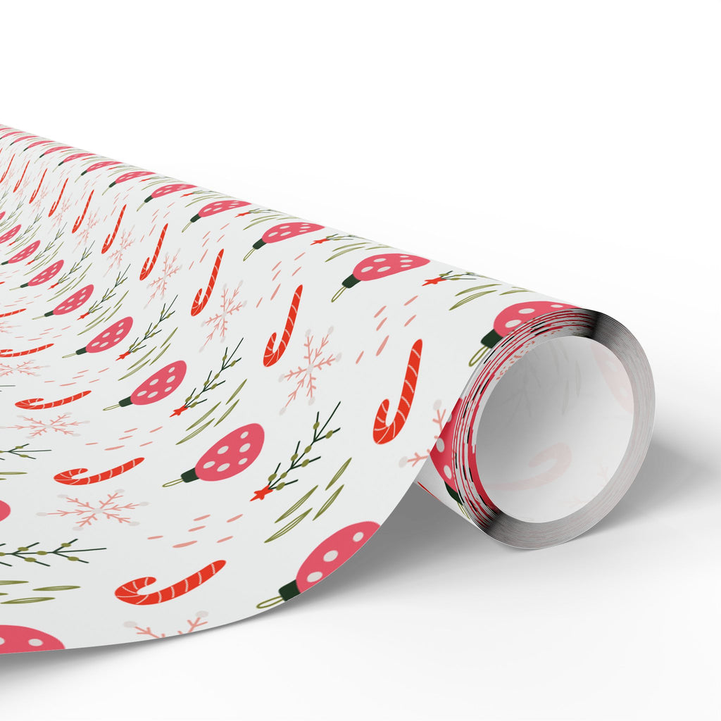 Christmas Simple Decorations Wrapping Paper | Holiday Gift Wrapping Paper Roll