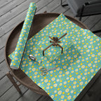 Easter Sunny Leaves Wrapping Paper | Holiday Gift Wrapping Paper Roll