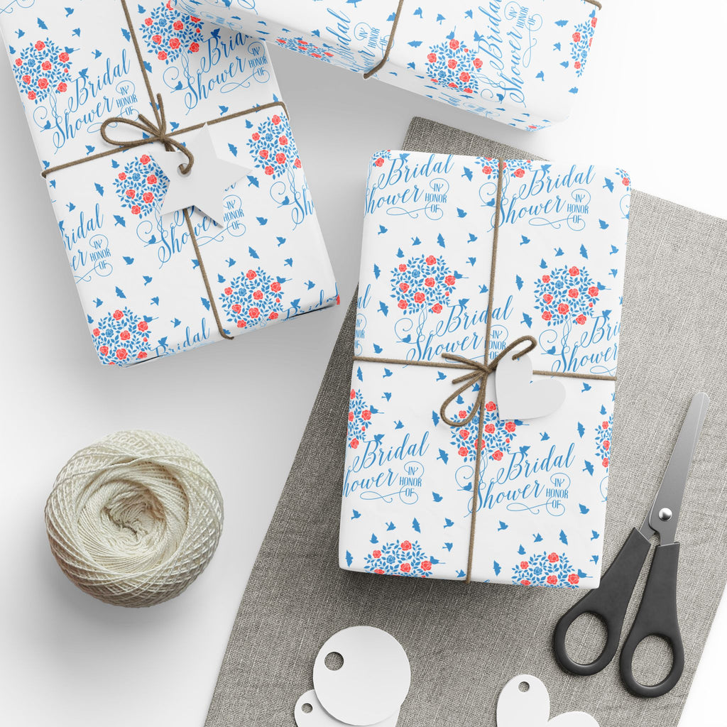 Bridal Shower Wrapping Paper Design 009 - Holiday Gift Wrapping Paper Roll