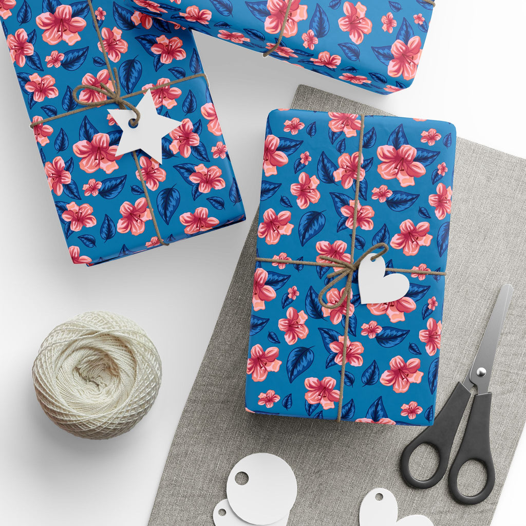 Floral Design 018 Wrapping Paper - Holiday Gift Wrapping Paper Roll
