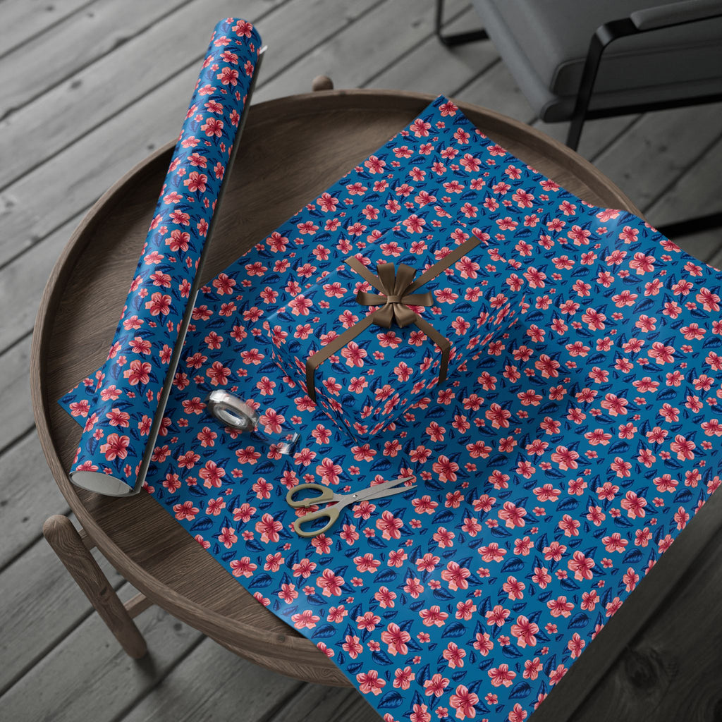 Floral Design 018 Wrapping Paper - Holiday Gift Wrapping Paper Roll