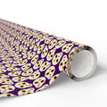 Day of the Dead Patterned Skulls Wrapping Paper | Holiday Gift Wrapping Paper Roll