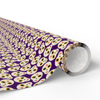 Day of the Dead Patterned Skulls Wrapping Paper | Holiday Gift Wrapping Paper Roll