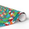 Christmas Stacks of Gifts Wrapping Paper | Holiday Gift Wrapping Paper Roll