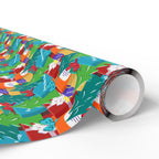 Christmas Stacks of Gifts Wrapping Paper | Holiday Gift Wrapping Paper Roll