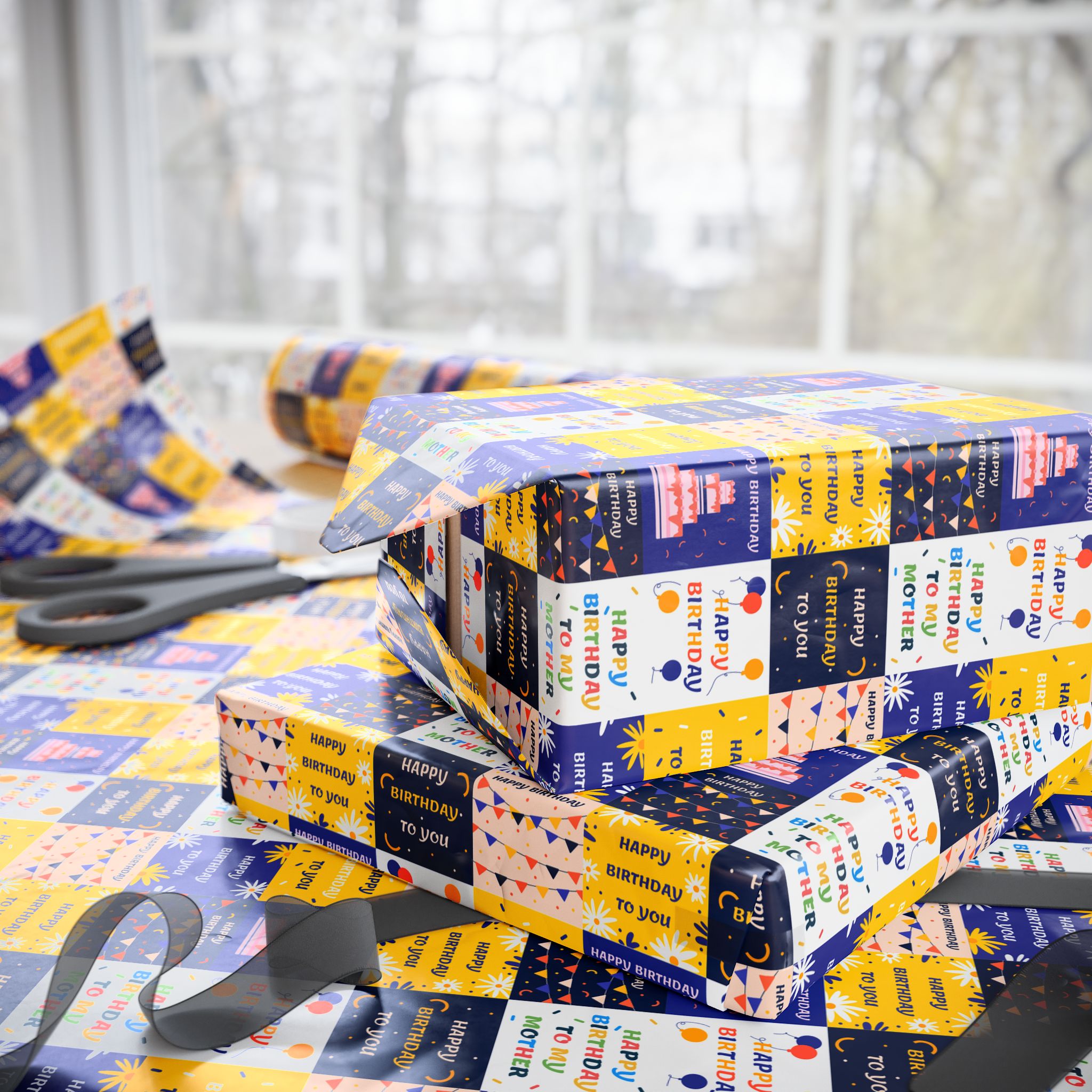 Birthday Wrapping Paper Design 020 - Holiday Gift Wrapping Paper Roll