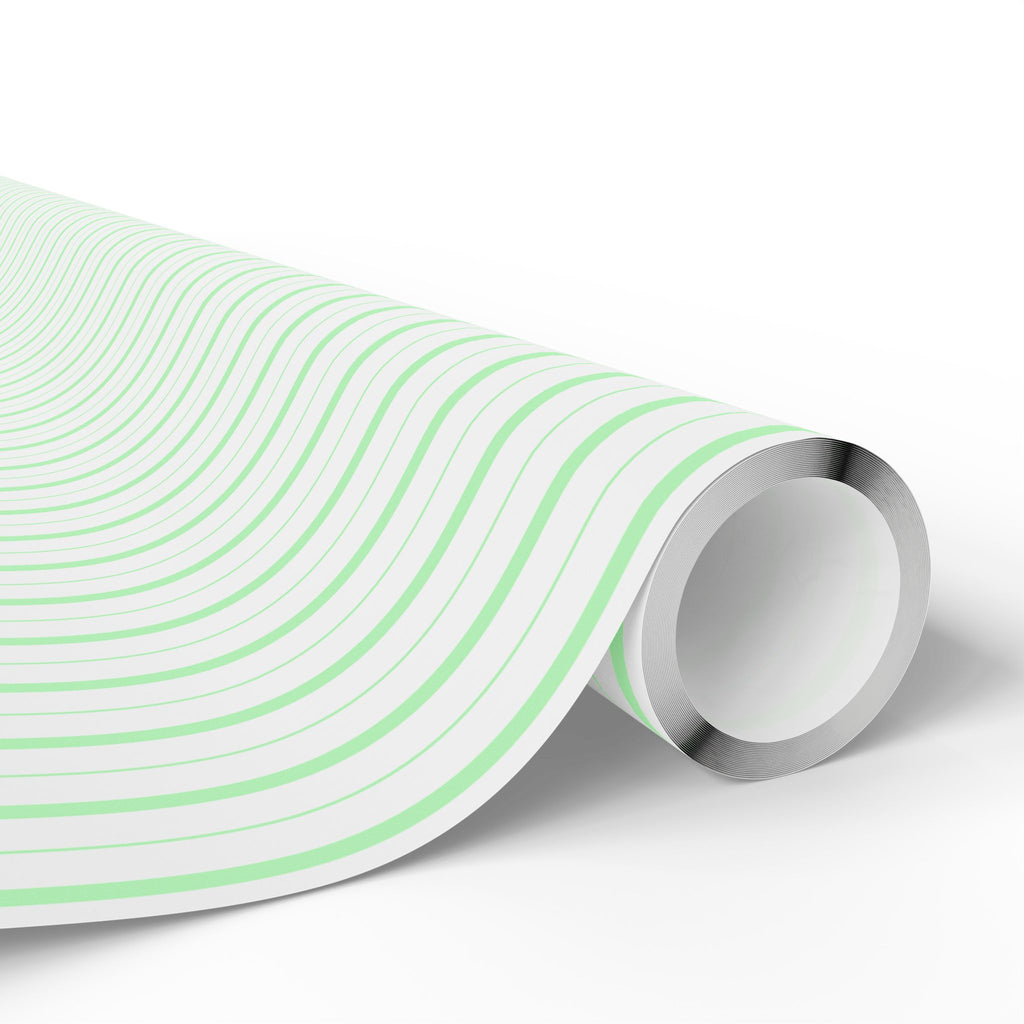 Stripe Design 007 Wrapping Paper - Holiday Gift Wrapping Paper Roll