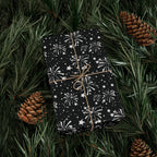 4th of July Black Sky Fireworks Wrapping Paper | Holiday Gift Wrapping Paper Roll