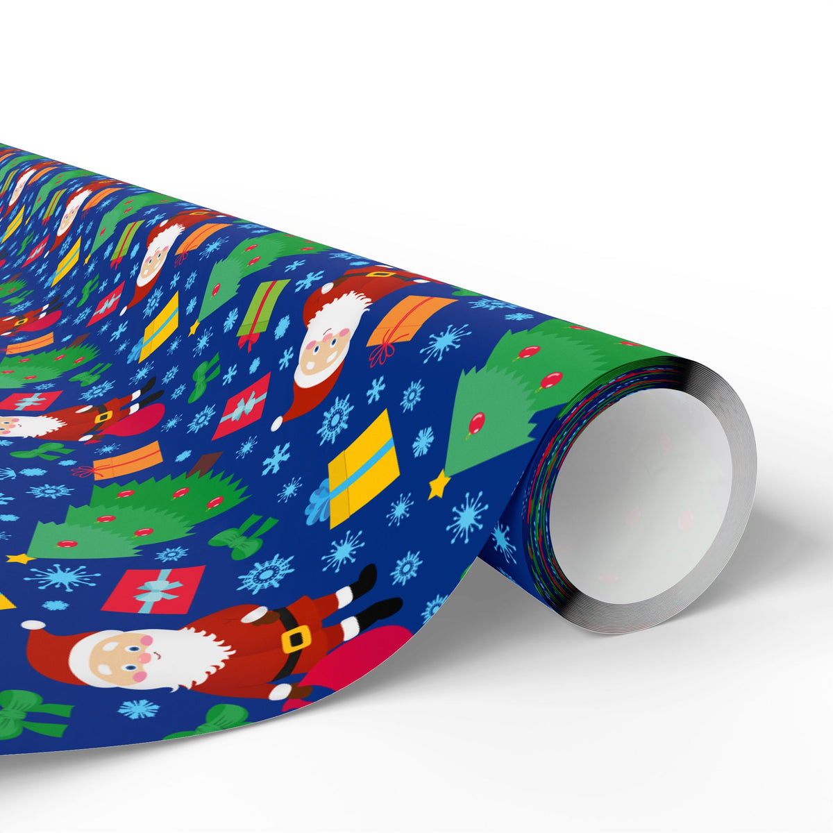 Christmas Blue Christmas Wrapping Paper | Holiday Gift Wrapping Paper