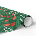Christmas Winter Trees Wrapping Paper | Holiday Gift Wrapping Paper Roll