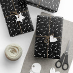 NSFW Late Night Swimmers on Black Wrapping Paper - Holiday Gift Wrapping Paper Roll