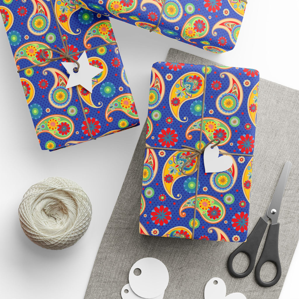 Paisley Design 005 Wrapping Paper - Holiday Gift Wrapping Paper Roll