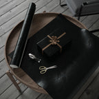 Solid Black Wrapping Paper - Holiday Gift Wrapping Paper Roll