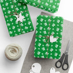 NSFW "F#ck It" Meme on Green Wrapping Paper - Holiday Gift Wrapping Paper Roll