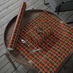 Halloween Pumpkin Devil Wrapping Paper | Holiday Gift Wrapping Paper Roll
