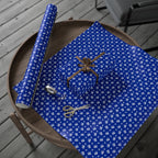 NSFW "F#ck It" Meme on Blue Wrapping Paper - Holiday Gift Wrapping Paper Roll