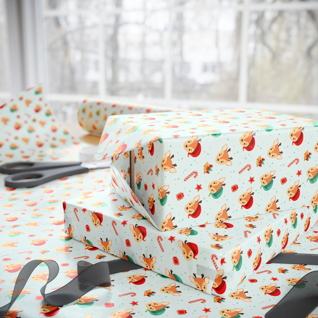 Christmas Reindeer Games Wrapping Paper | Holiday Gift Wrapping Paper Roll