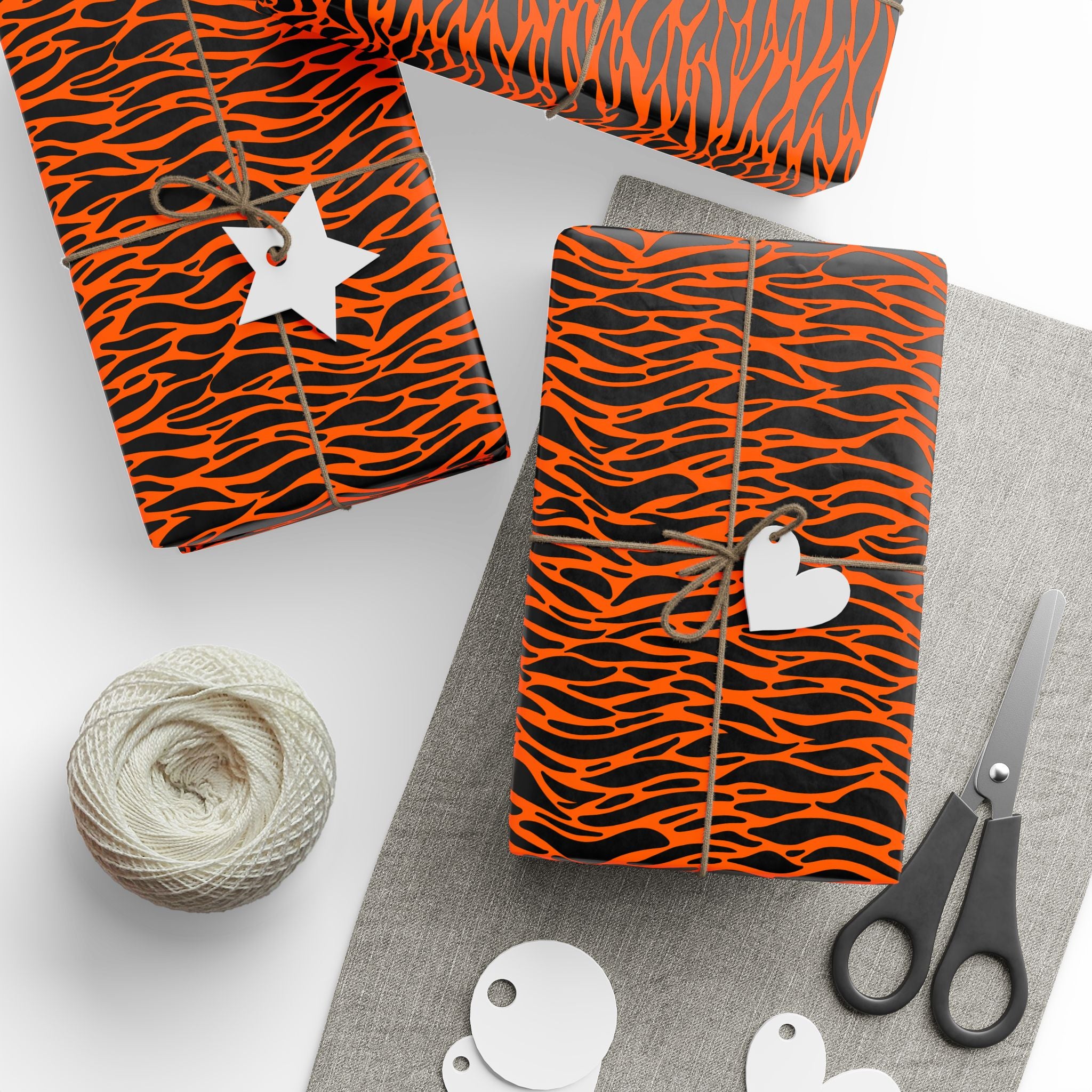Animal Print Design 013 Tiger Skin Wrapping Paper - Holiday Gift Wrapping Paper Roll