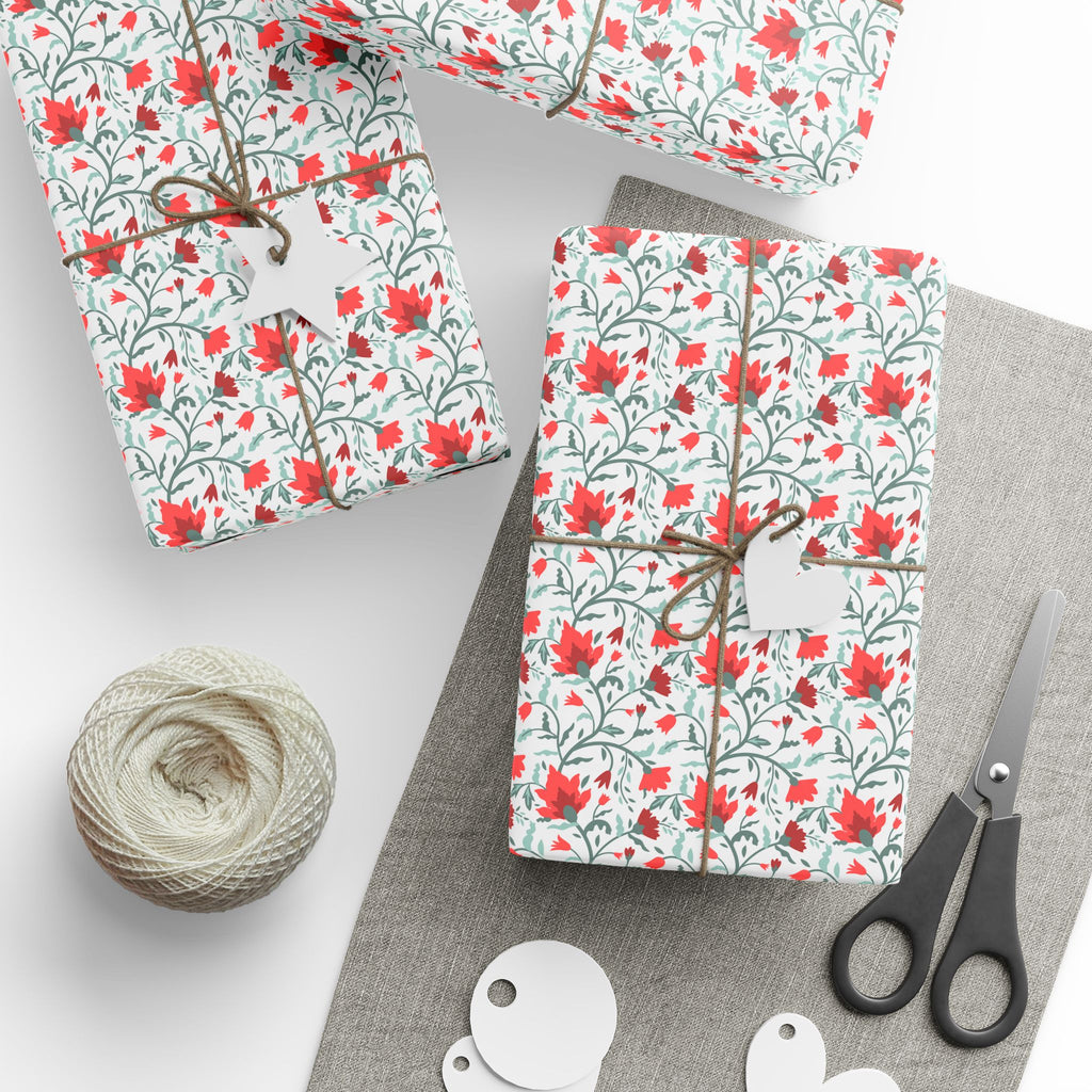 Floral Design 019 Wrapping Paper - Holiday Gift Wrapping Paper Roll