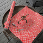 Canada Day Diagonal Leaves Wrapping Paper - Holiday Gift Wrapping Paper Roll