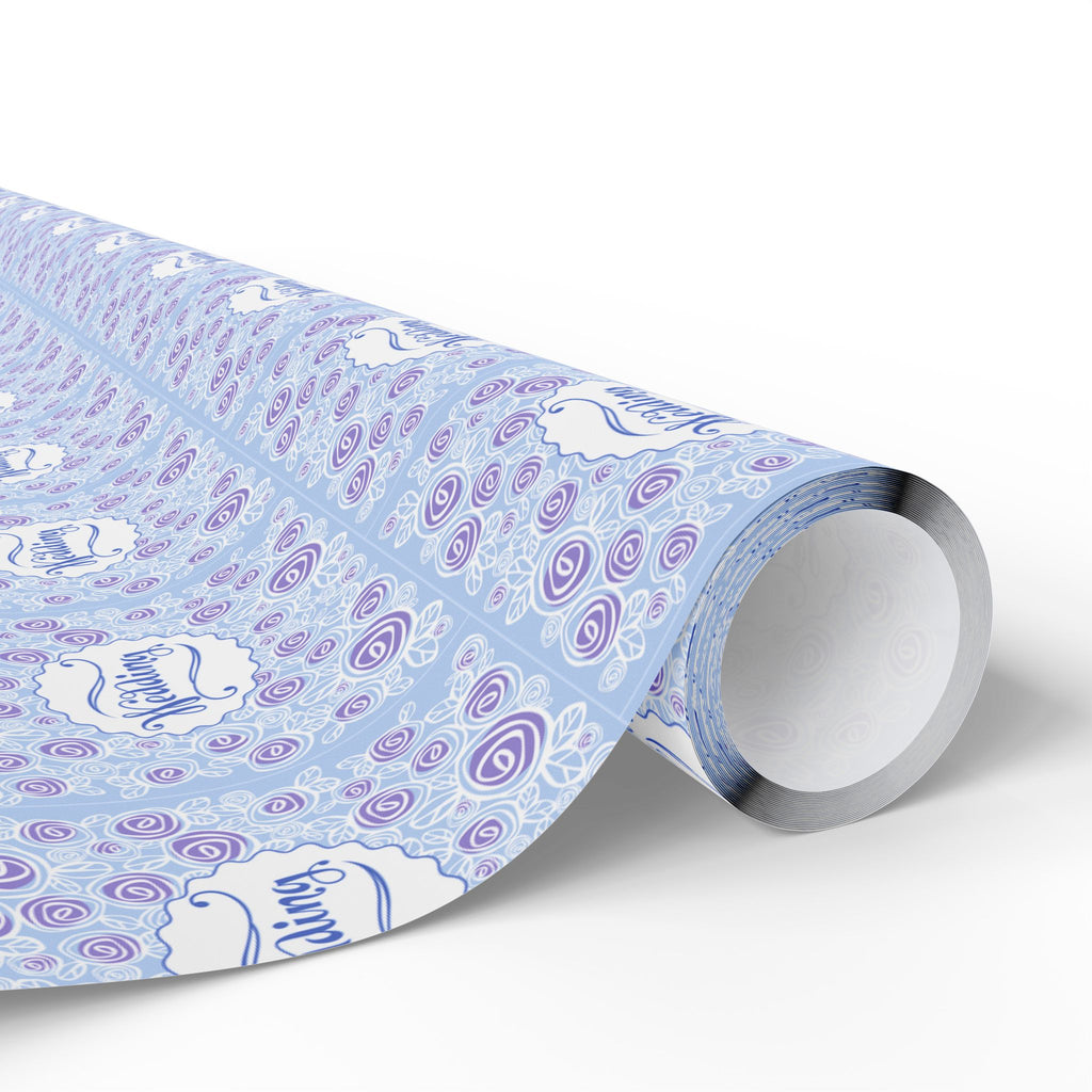 Wedding Flora Wrapping Paper Design - Holiday Gift Wrapping Paper Roll
