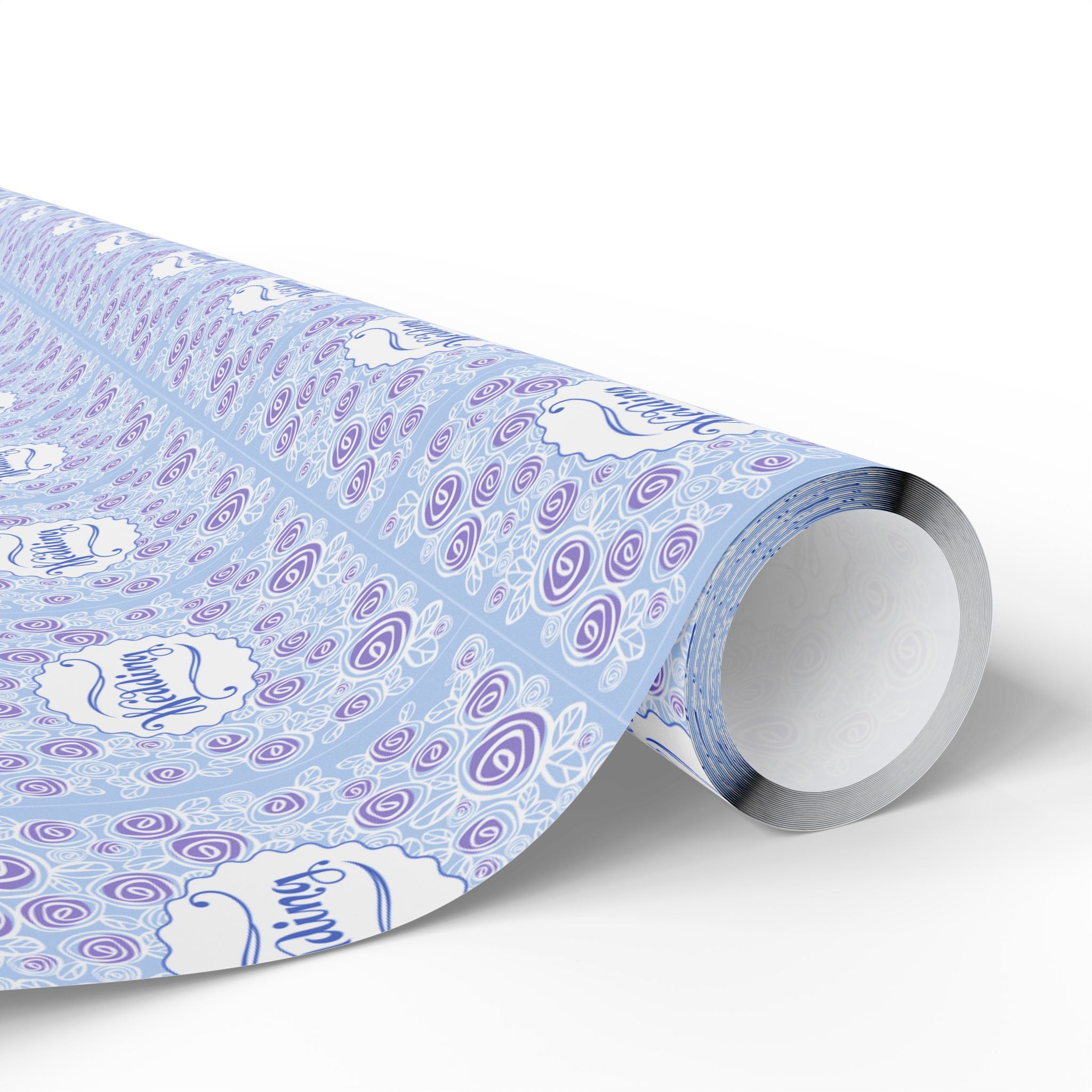 Wedding Flora Wrapping Paper Design - Holiday Gift Wrapping Paper Roll