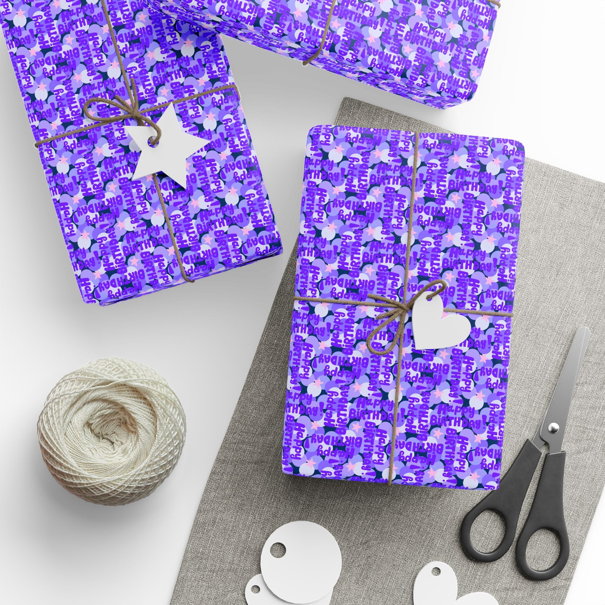 Birthday Wrapping Paper Design 001 - Holiday Gift Wrapping Paper Roll